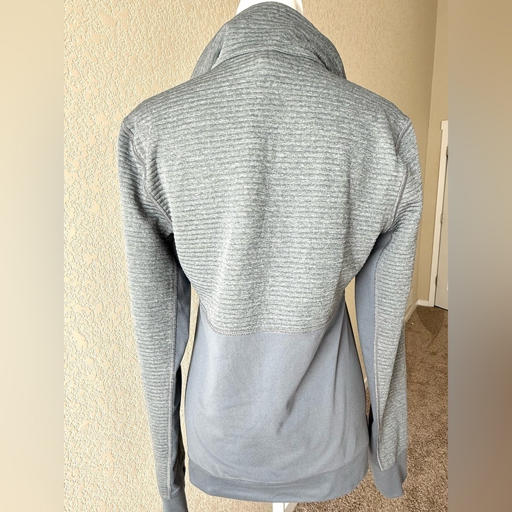 Adidas Denver Nuggets Quarter-Zip Pullover Gray Long Sleeve Women’s Small - Picture 5 of 9